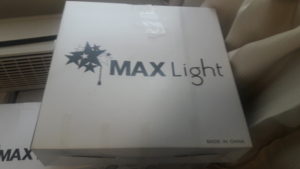 This is the light, located in storage room (light bulbs are in room too.