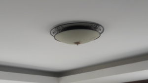 not level or flush to ceiling